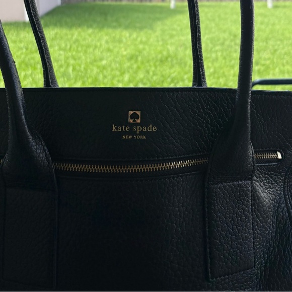 Kate Spade Black Leather Shoulder Bag - Picture 2 of 10